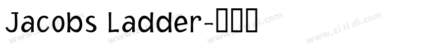 Jacobs Ladder字体转换